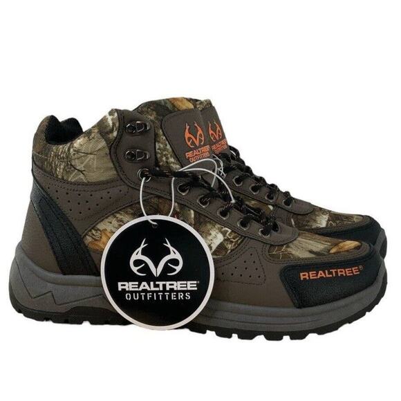 Realtree Outfitters Trace Boots Camouflage Brown Mens Size 9.5 Fishing Hunting - Picture 2 of 8